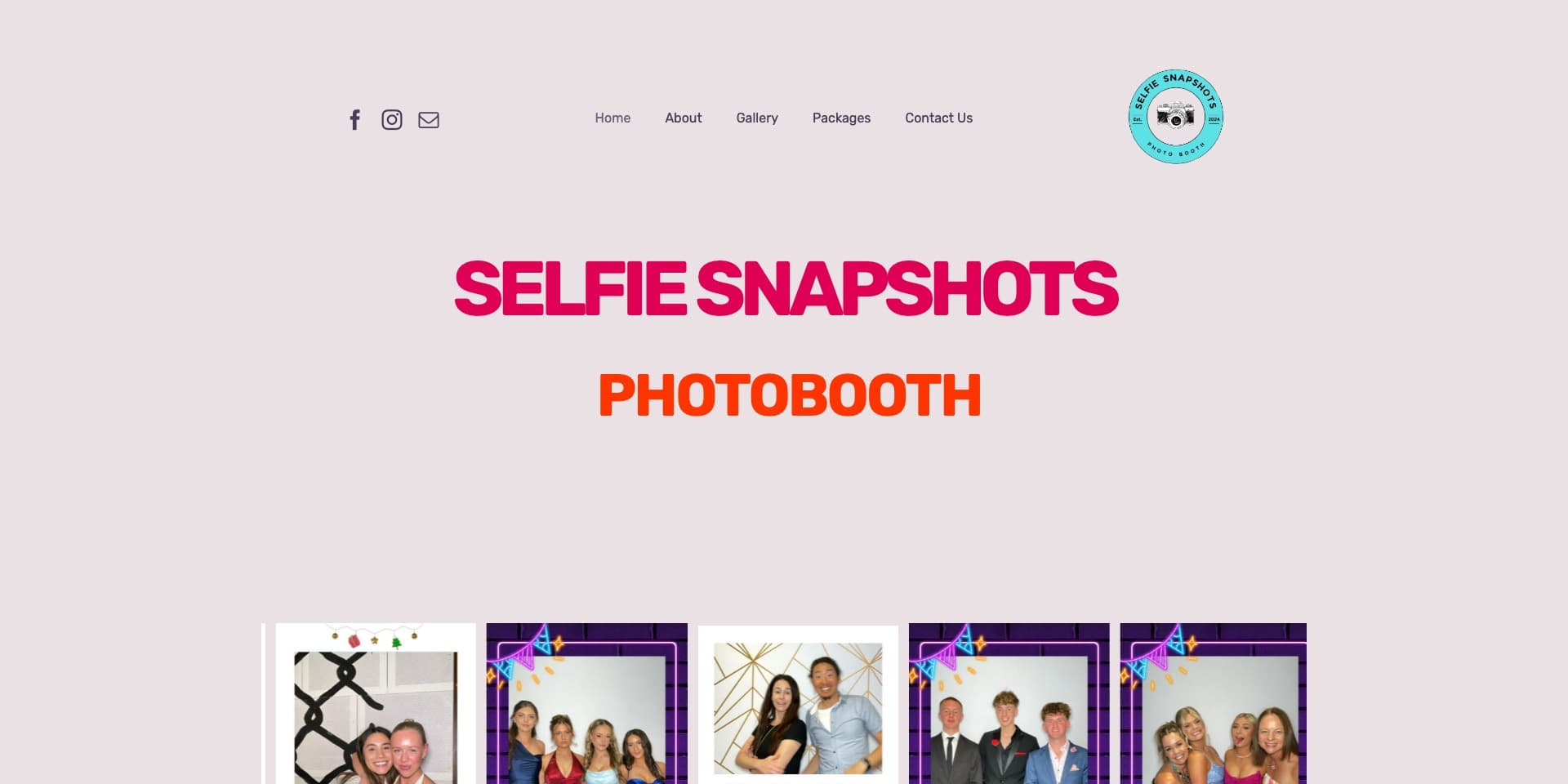 Selfie Snapshots website